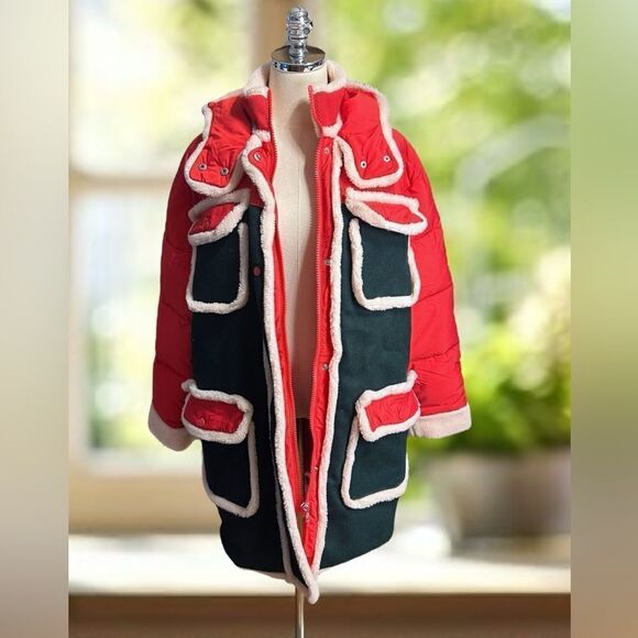 RARE 🔥 EAVES Anthropologie Revolve Tycen Wool Winter Snow Insulated Parka Jacke - Picture 6 of 16